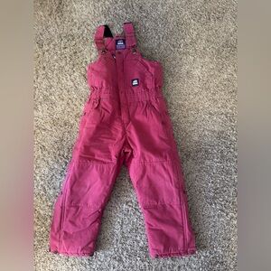 OshKosh B'gosh Raspberry Snow Bib Overalls for Kids